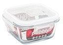 Frischhaltedose quadratisch Glas/PP 320ml