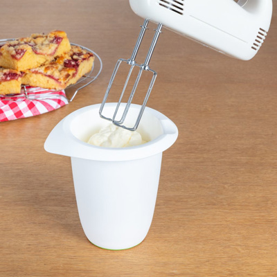 Quirltopf ohne Deckel, 1 l Weiß