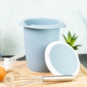 Quirltopf mit zweigeteiltem Deckel, 1 l Blau