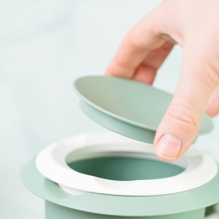 Quirltopf mit zweigeteiltem Deckel, 1 l Mint