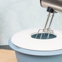 Rührschüssel mit zweigeteiltem Deckel Blau