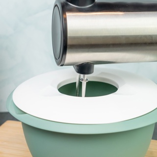 Rührschüssel mit zweigeteiltem Deckel Mint