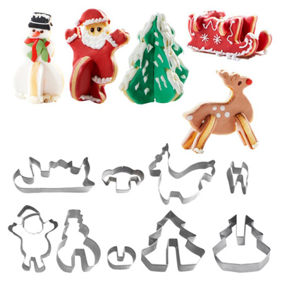 Ausstecher 3D Set Santa Claus 9-tlg