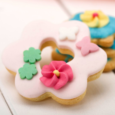 SON Ausst. Rosette mit Herz 2D 6,5 cm 