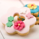 SON Ausst. Rosette mit Herz 2D 6,5 cm 