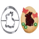 Ausstechform »Osterei mit Hase«, 8 cm