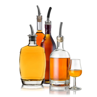 2 Ausgießer »Classic Gastro«, kurz, Naturkork