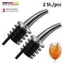 Ausgießer Messing silber 2er-Pkg