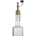2 Ausgießer »Inox Standard«, Naturkork, Schlaufenkäppchen