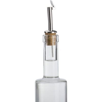 2 Ausgießer »Inox Standard«, Naturkork, Metallkläppchen