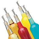 2 Ausgießer »Inox Standard«, Naturkork, Metallkläppchen