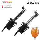 2 Ausgießer »Inox Eco-Pour«, PE-Kork, Metallkläppchen