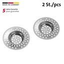 Abfluss-Siebe Edelst. 2 Stk