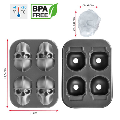 Eiswürfelbereiter mit Deckel Mr. Skully