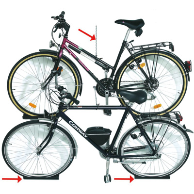 Fahrrad Wandhalter für ein Fahrrad