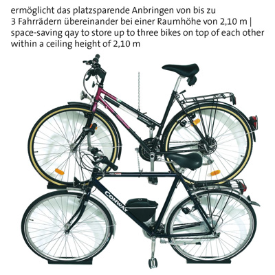 Fahrrad Wandhalter für ein Fahrrad