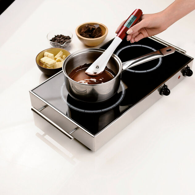 Teigschaber mit Thermometer