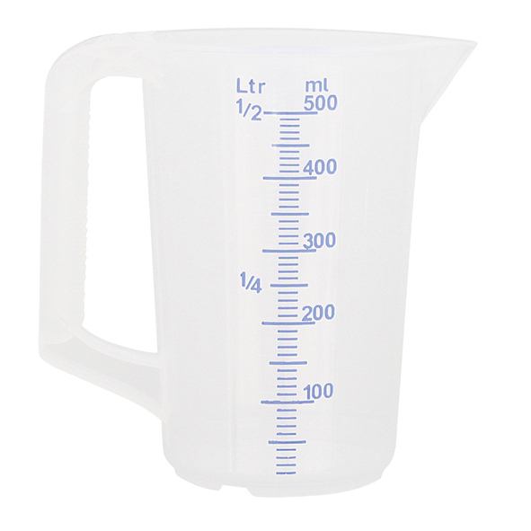 Messbecher mit geschlossenem Griff 500ml
