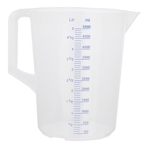 Messbecher mit geschlossenem Griff 5000ml