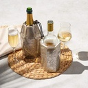 Aktivkühler (Manschette) 2er Set für Wein & Champagner Platinum
