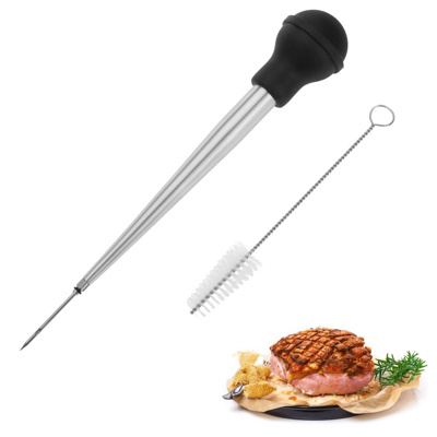 Bratensaftspritze »Edelstahl«, 3 tlg