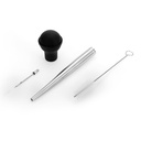 Bratensaftspritze »Edelstahl«, 3 tlg