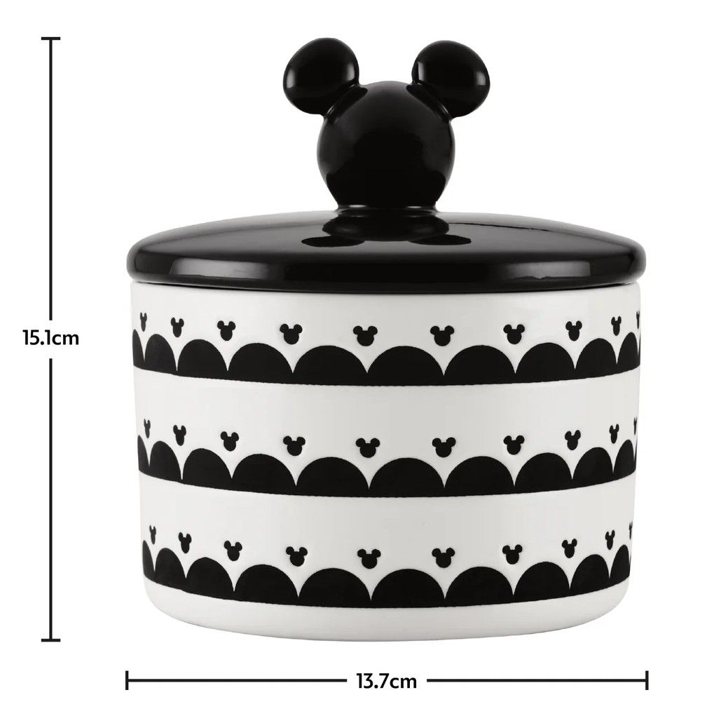 Disney Mickey Mouse Keramik-Keksdose M, luftdicht, 14cm x 15cm