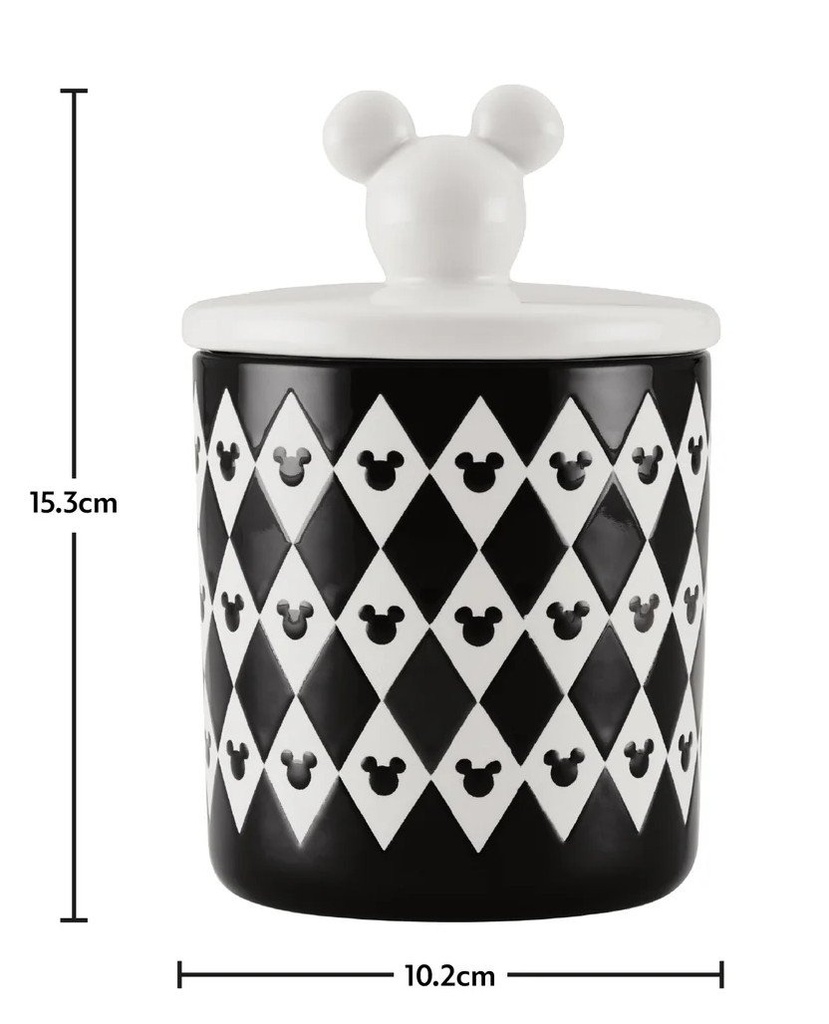 Disney Mickey Mouse Keramik-Keksdose S, luftdicht, 10cm x 15cm