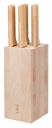 Messerblock Parallèle mit 5 Messern Brotmesser Buche