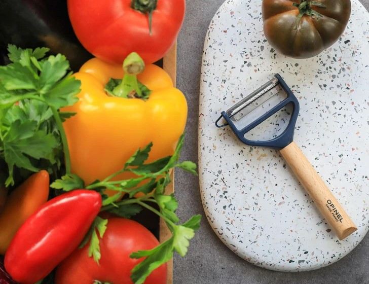 Schäler T-Duo, Buchenholzgriff