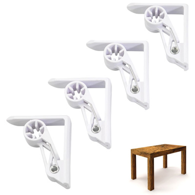 Tischtuchklammern 4er-Pkg weiss