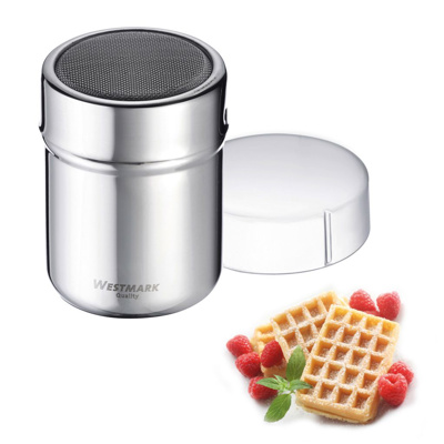 Puderzuckerstreuer mit Frischedeckel