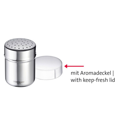 Gewürzstreuer fein mit Frischhaltedeckel