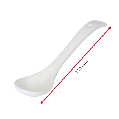 6 Keramik-Löffel »Tapas + Friends«, ca. 11 cm