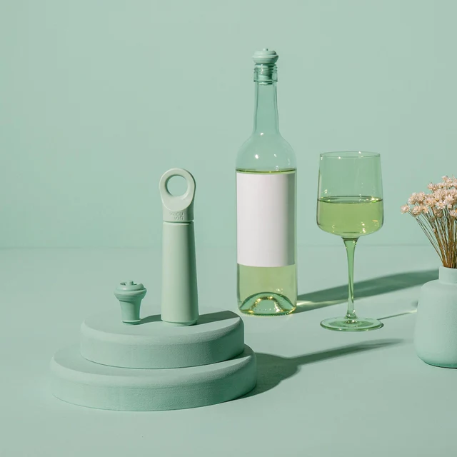 Weinpumpe Loop Faltschachtel Jade