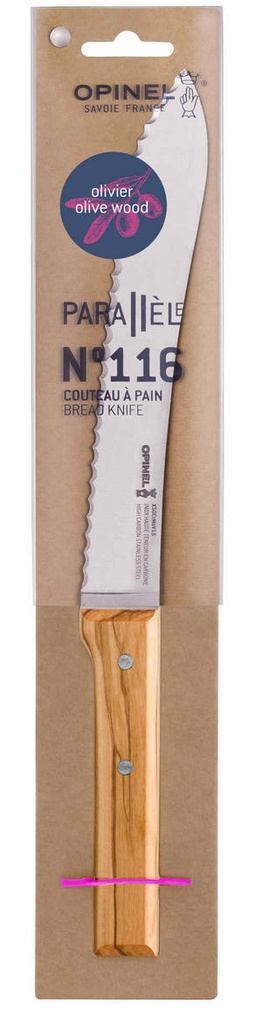 Brotmesser N°116 Parallèle Olivenholz