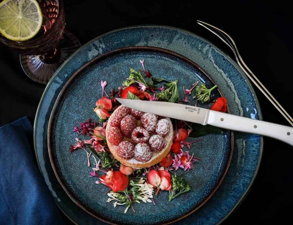 Tafelmesser-Box Facette Weiß 4-teilig spülmaschinenfest