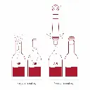 Vakuum Wein Stopper farbig Loop (4 Stück), Faltschachtel