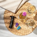 Weinpumpe schwarz (1 Pumpe, 4 Wein Stopper) Faltschachtel 