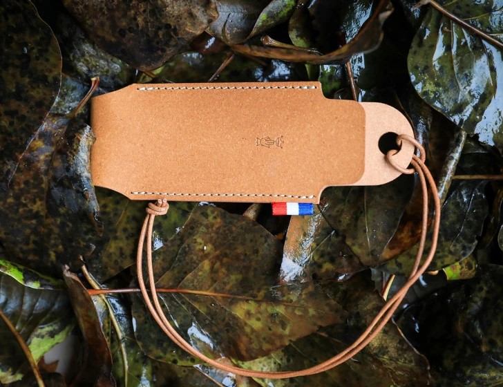 Etui Recyceltes-Leder Offen