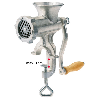 Fleischwolf, Gr. 8, Stahlguss