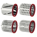 Trommelreibe mit 4 Schneidtrommeln