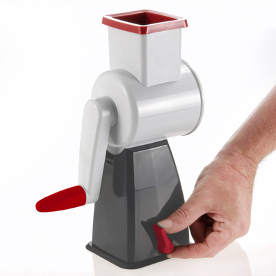 Trommelreibe mit 4 Schneidtrommeln