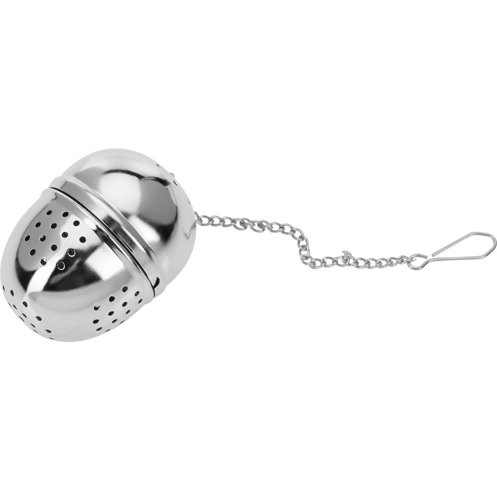 Tee-Ei oval Edelstahl sehr feinmaschig
