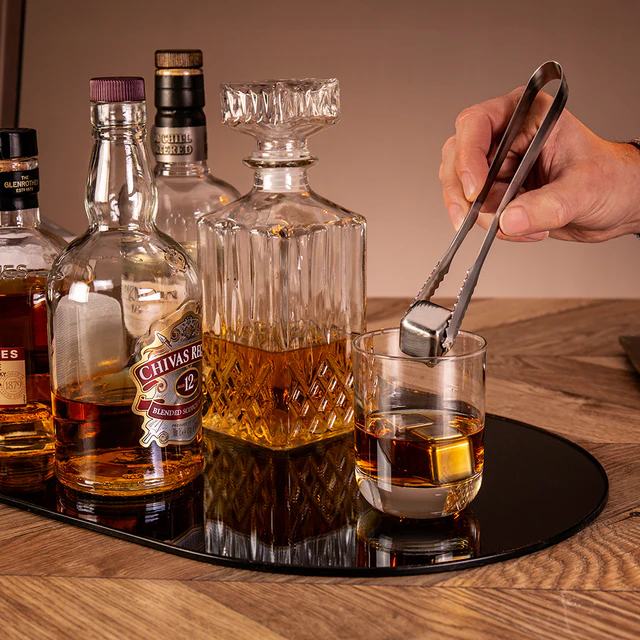 Whiskey Steine 4 Stück, Faltschach