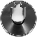 12 Ausgießer »Inox Öl-Spezial«, PE Korken, Mettallkläppchen, Display 