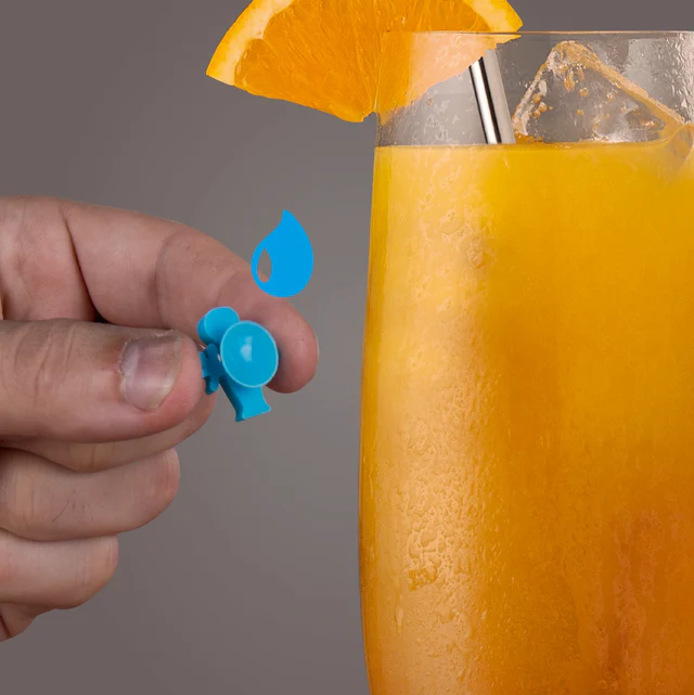 Glasmarkierer Party People 12 Stück, Faltschachtel