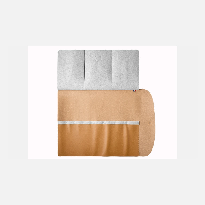 Leder-Rolltasche für 8 Messer