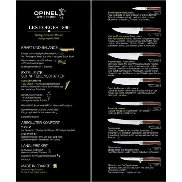 Aufsteller Mini Les Forgés Deutsch