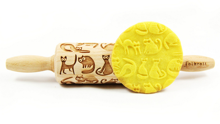 Nudelholz Verrückte Katze